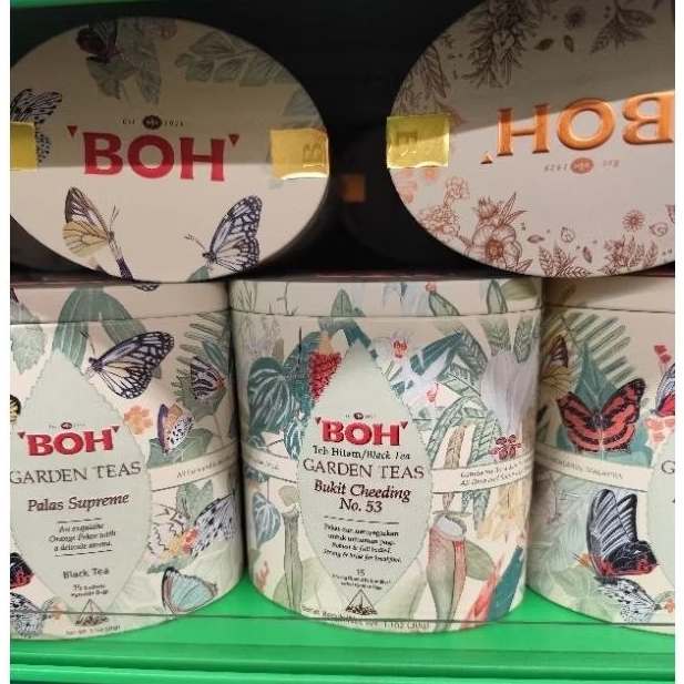 

Teh BOH kemasan kaleng ekslusif banyak varian