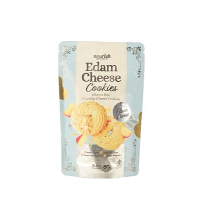 

Nourish Cheese Edam Cookies - Gluten-Free Cookies 80Gr