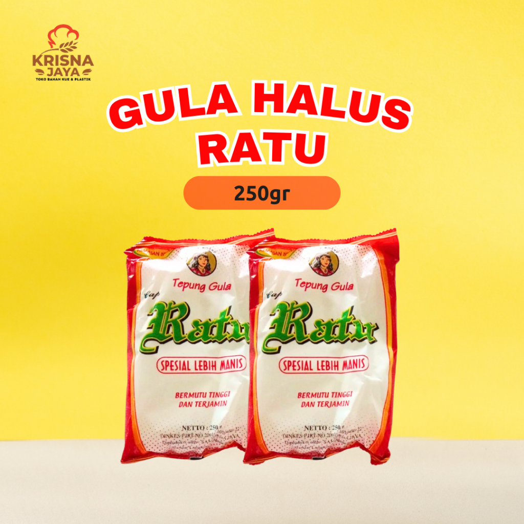 

Gula Halus Ratu / Tepung Gula Ratu 250gr