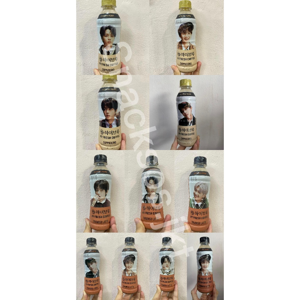 

Paldo Hy Fresh Coffee BTS EDITION TIRAMISU LATTE / CAPPUCINO | Kopi Korea BTS