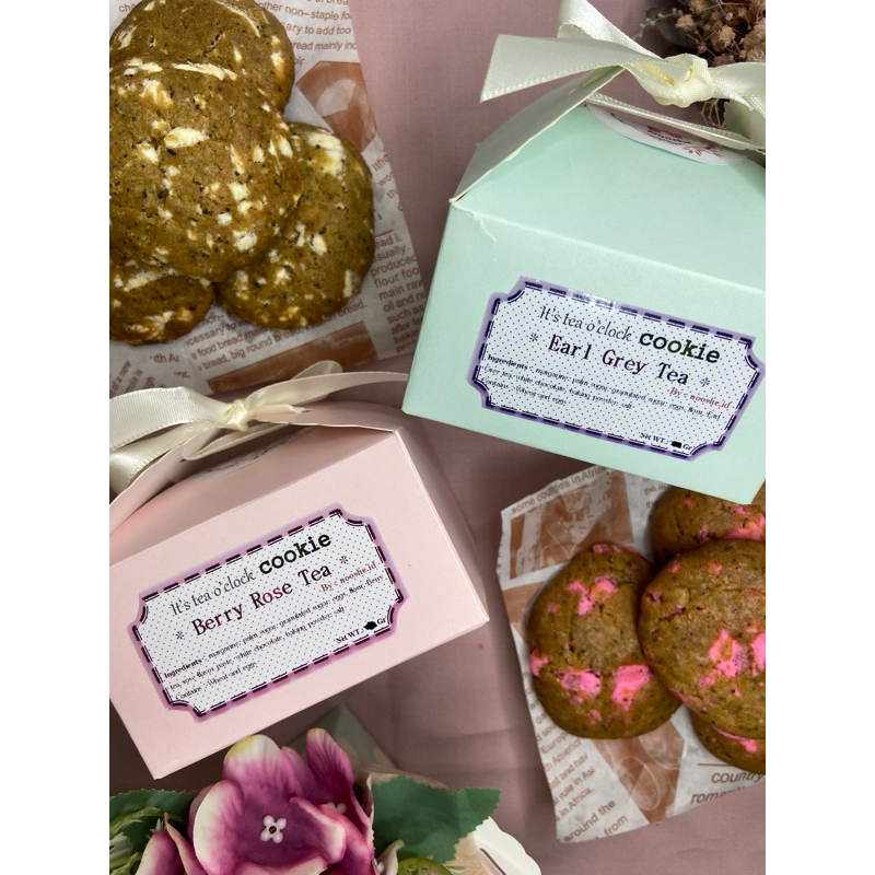 

It's Tea o’Clock Cookie Box Series by NOOSHE.ID - 100 gram