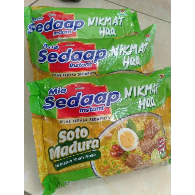 

Mie Sedaap Instant Soto Madura 3pcs 9k