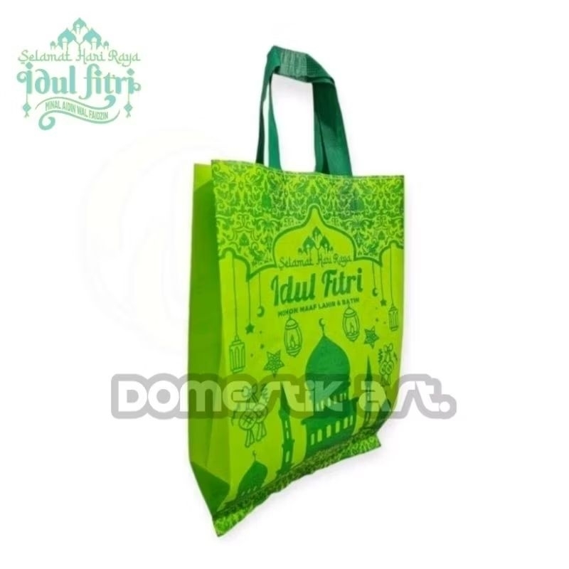 

GODIE BAG IDUL FITRI JUMBO (12PCS ) / tas souvenir kue snack lebaran / kantong parcel lebaran BESAR