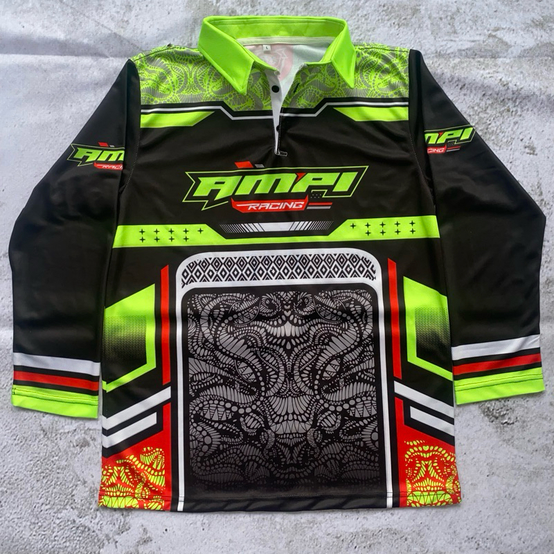 JERSEY BALAP CUSTOM DSIGN FULL PRINTING LENGAN PANJANG