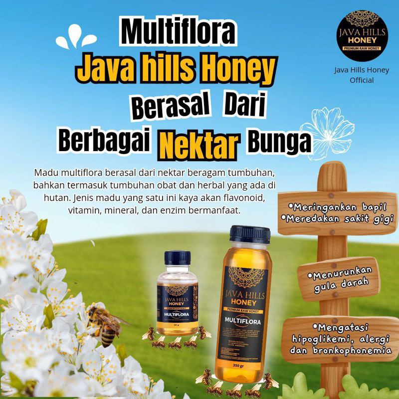 

MADU MULTIFLORA - Javahills Honey 100% | Untuk menjaga kesehatan tubuh, menjaga imun tubuh