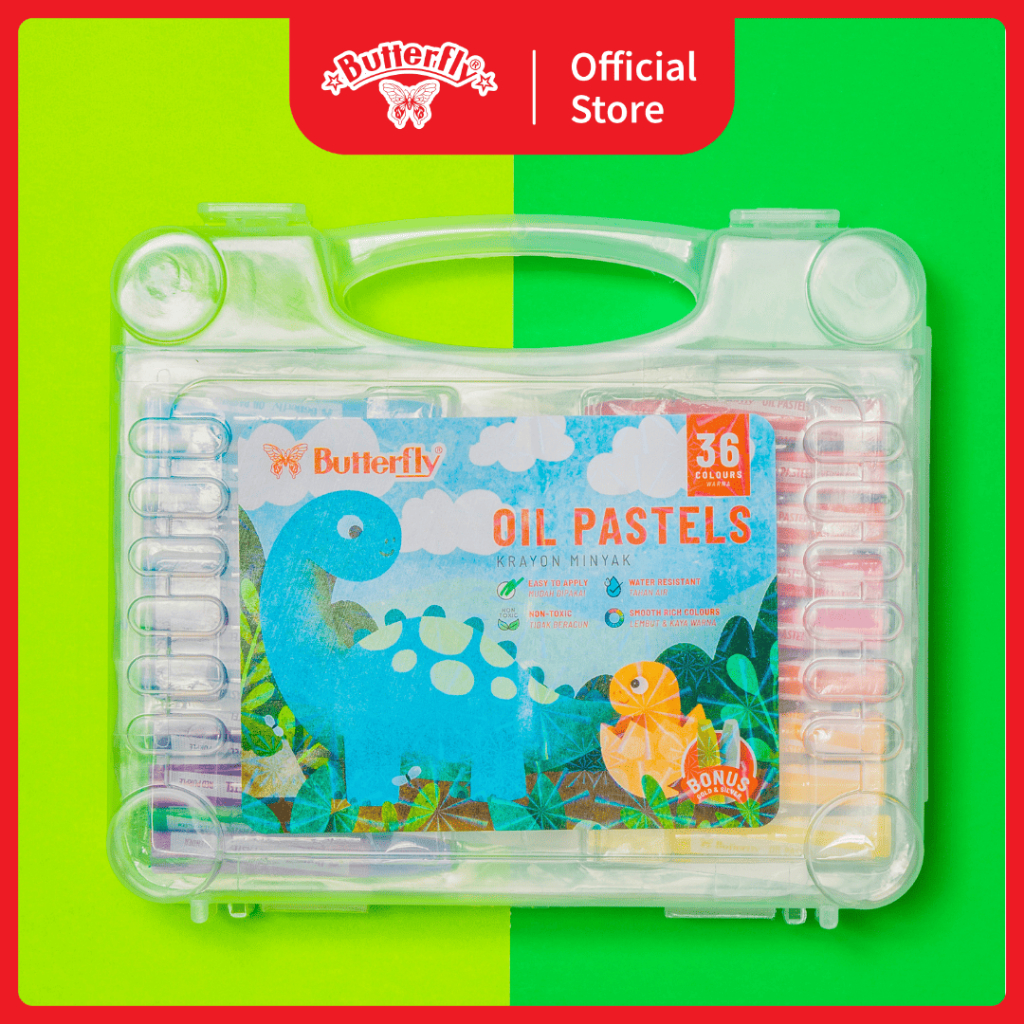 

Butterfly Crayon / Oil Pastels 36 Warna