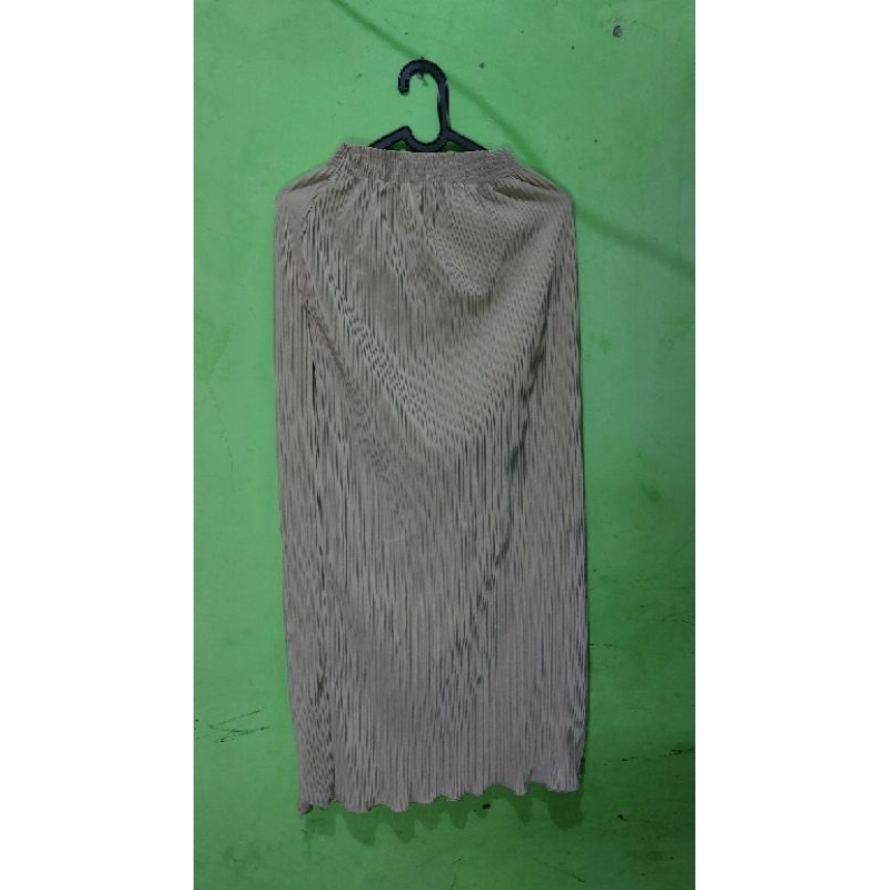 rok span plisket / Rok plisket panjang