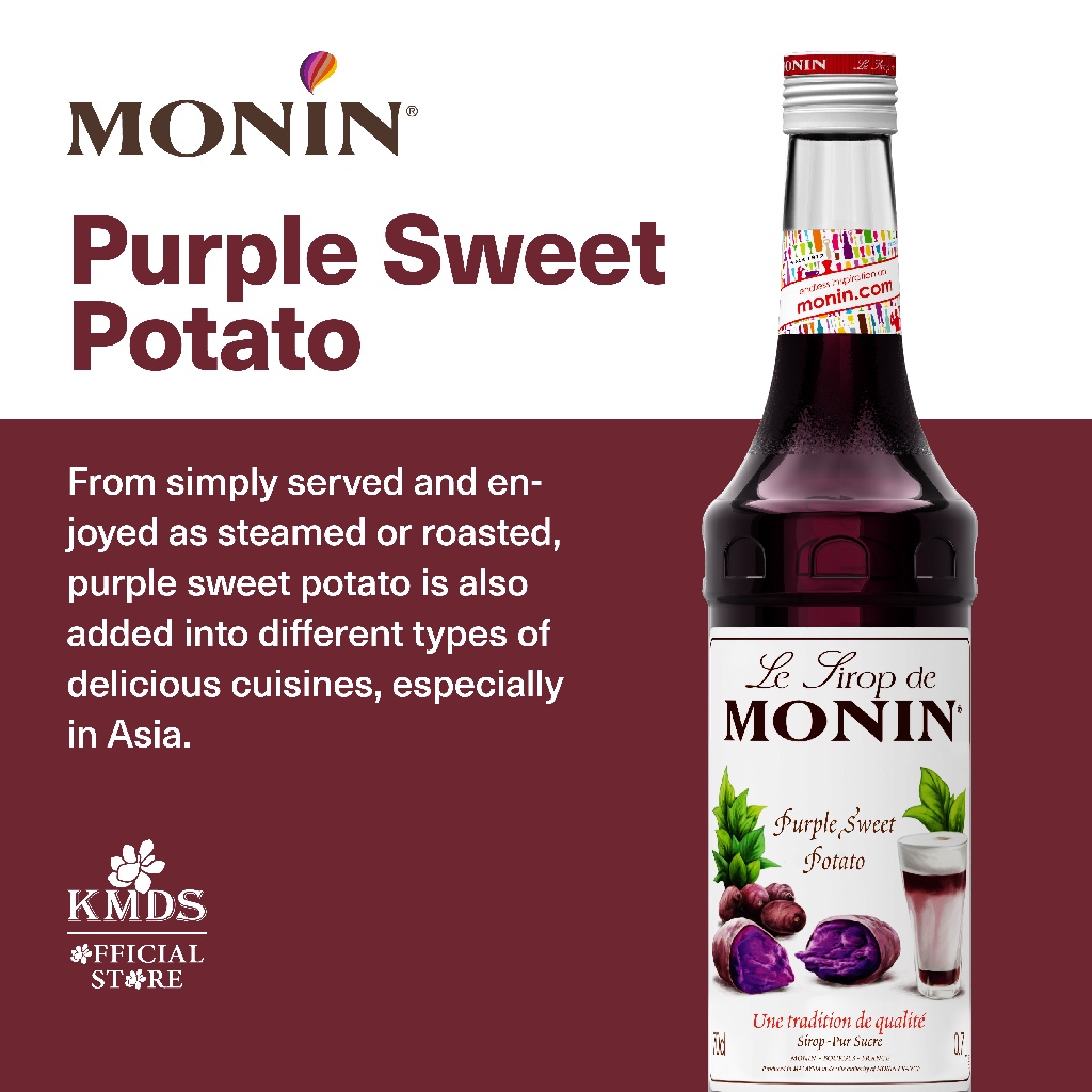 

MONIN PURPLE SWEET POTATO SYRUP 70CL / 700ML