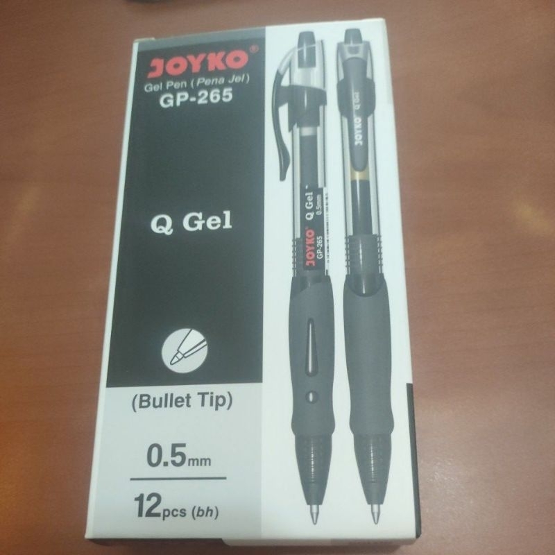 

pena gel cetek pena tinta mekanik joyko GP 265 ukuran 0,5 harga 1 kotak 12 pcs