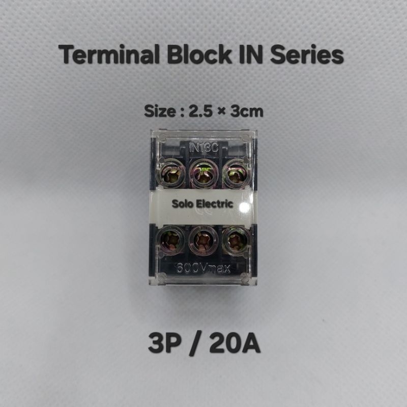 Terminal blok Din Rail 20A Terminal Connector Kabel