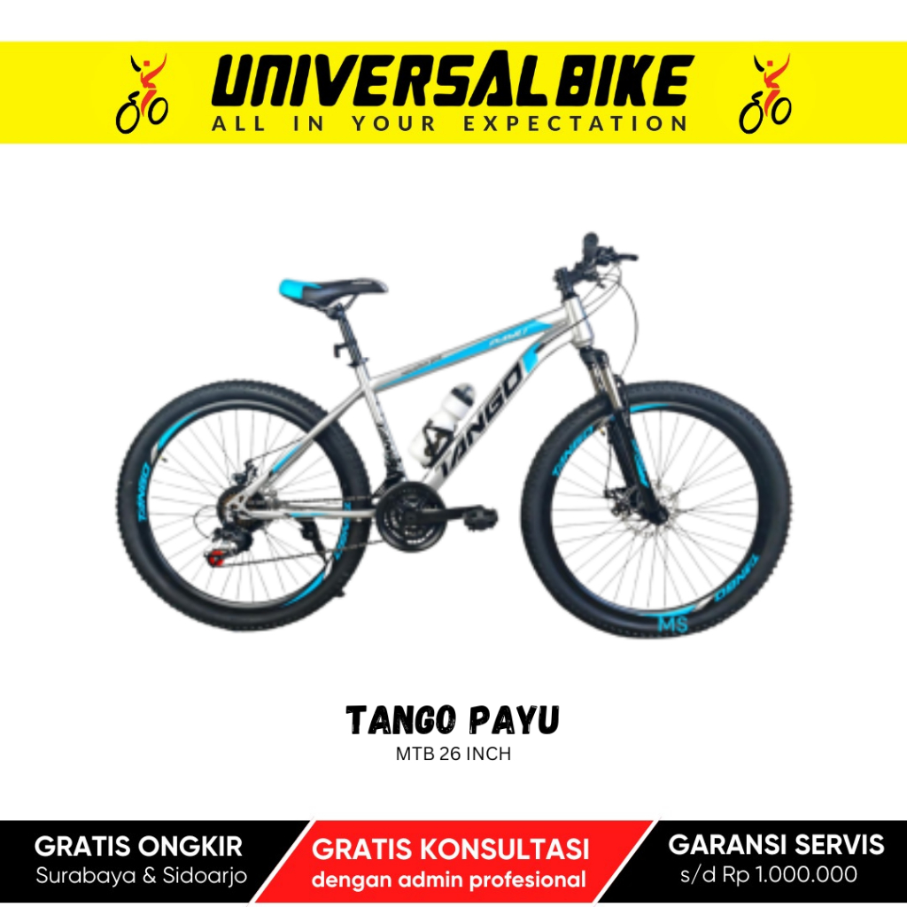 [PROMO HEBOH] Sepeda MTB 26 Inch Tango Payu - Diskon Gede + Bonus Menarik