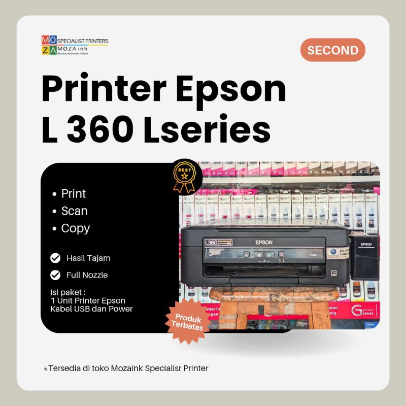 PRINTER SECOND EPSON L360 LSERIES