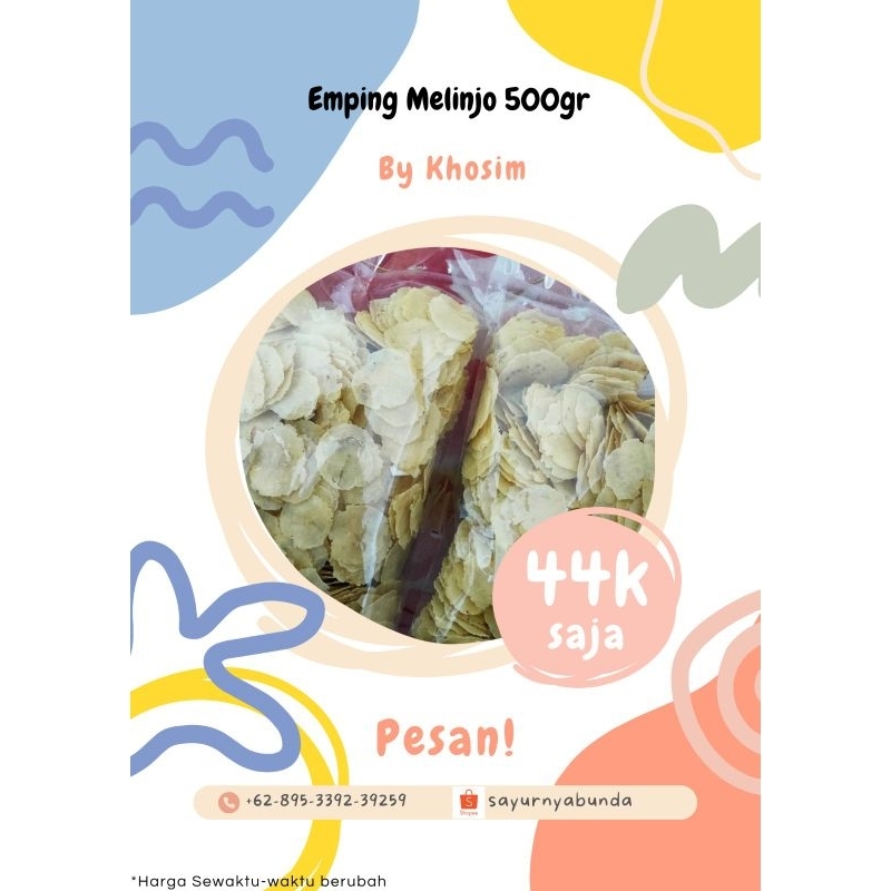 

Emping Melinjo By Khosim 500 Gram