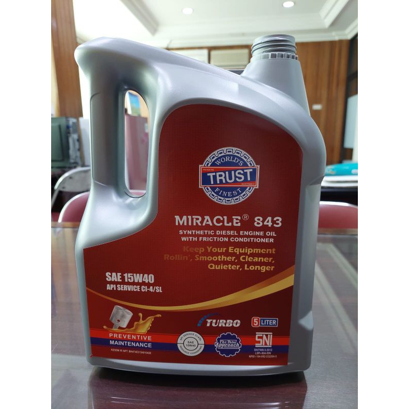 Trust Miracle 843 15w40 5 L (Diesel)