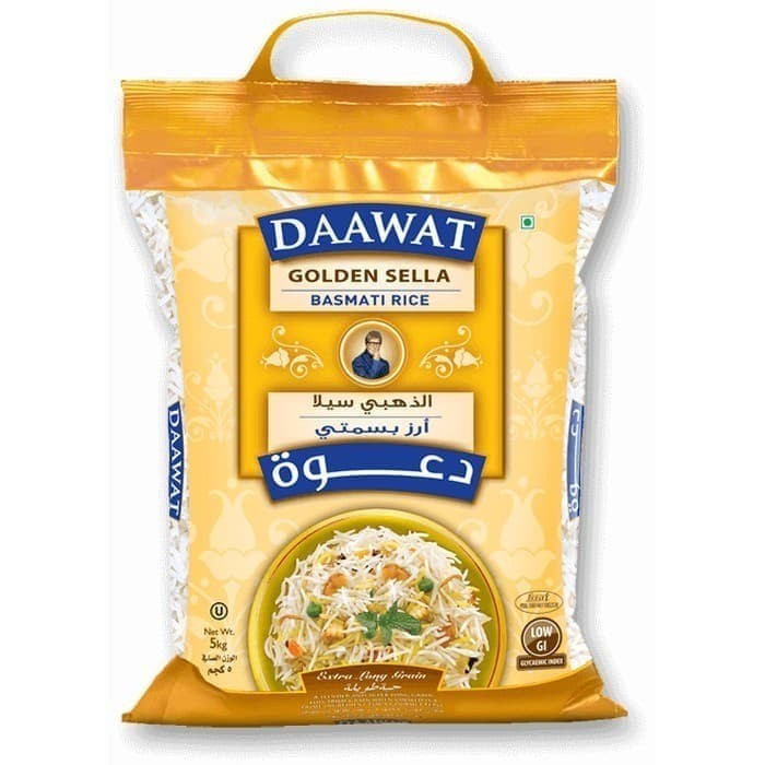 

DAAWAT GOLDEN SELLA BASMATI RICE 5 KG 8901537015135
