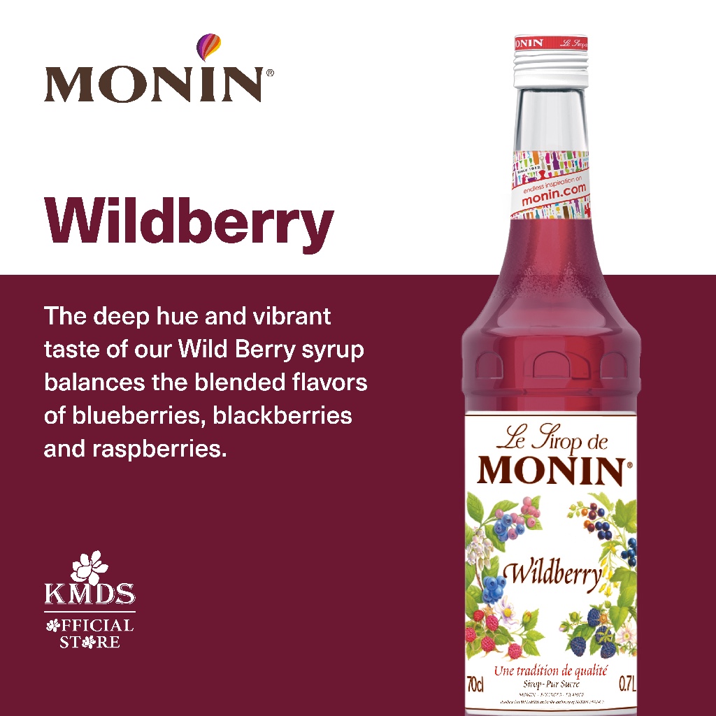 

MONIN WILDBERRY SYRUP 70CL / 700ML