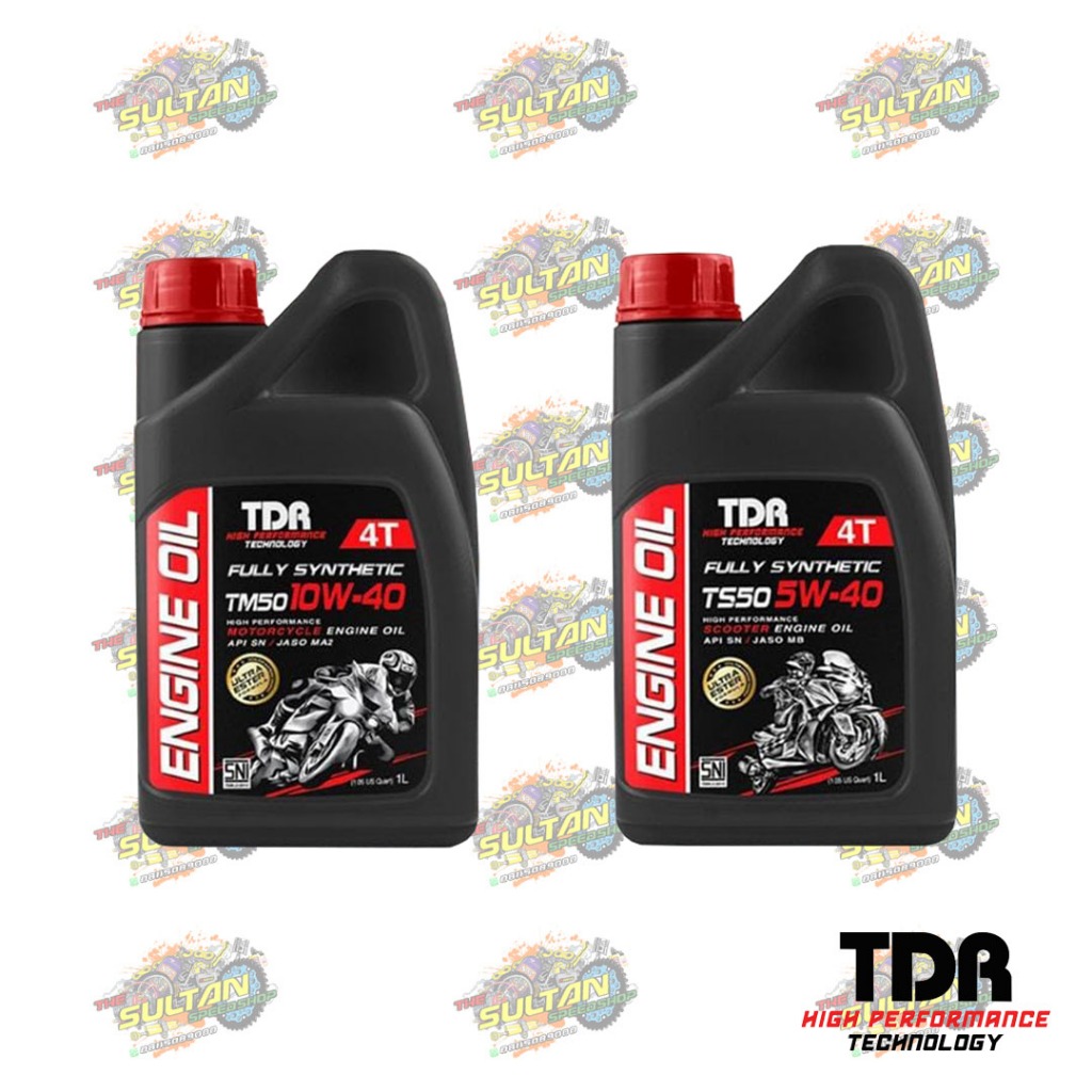OLI MESIN FULLY SYNTHETIC ESTER BLED TM50 10W-40 4T TS50 5W-40 4T BEBEK MATIC TDR