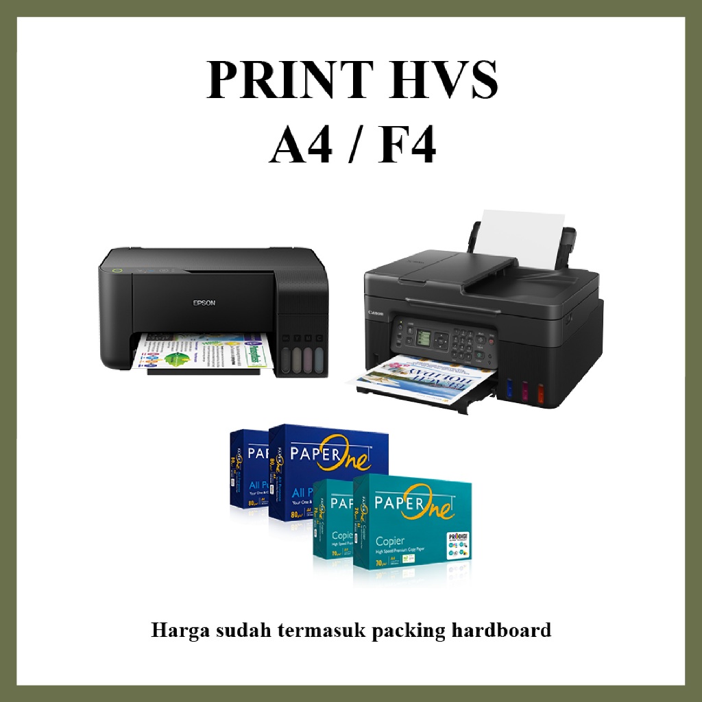 

PRINT / CETAK DOKUMEN HVS A4/F4 (75/80gsm)