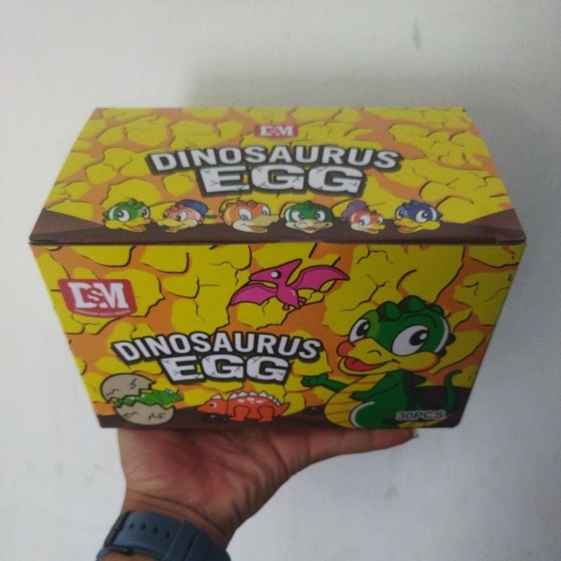 

dinosaurus egg cokelat compound bentuk telur isi 30 pcs