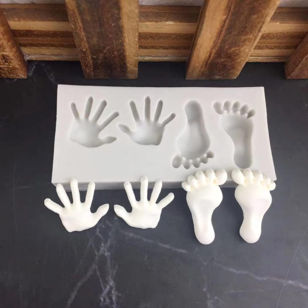 

Cetakan Silicone Kue / fondant / Coklat / Puding atau Prakarya / Resin Mold / Clay Diy Craft Model tangan kaki #5