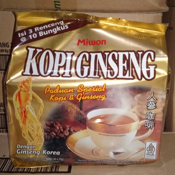 

KOPI Ginseng Miwon (30 Sachet)