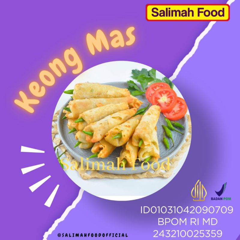 

Keong Mas Salimah Food Isi 17-18 pcs 500gr