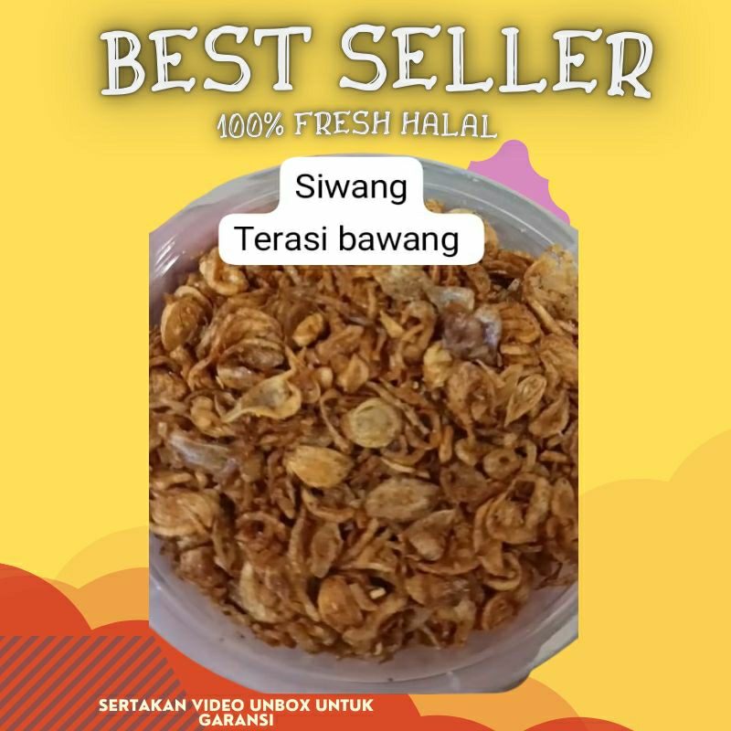 

SIWANG TERASI BAWANG GORENG ASLI KHAS JAJAN TERMURAH HEMAT