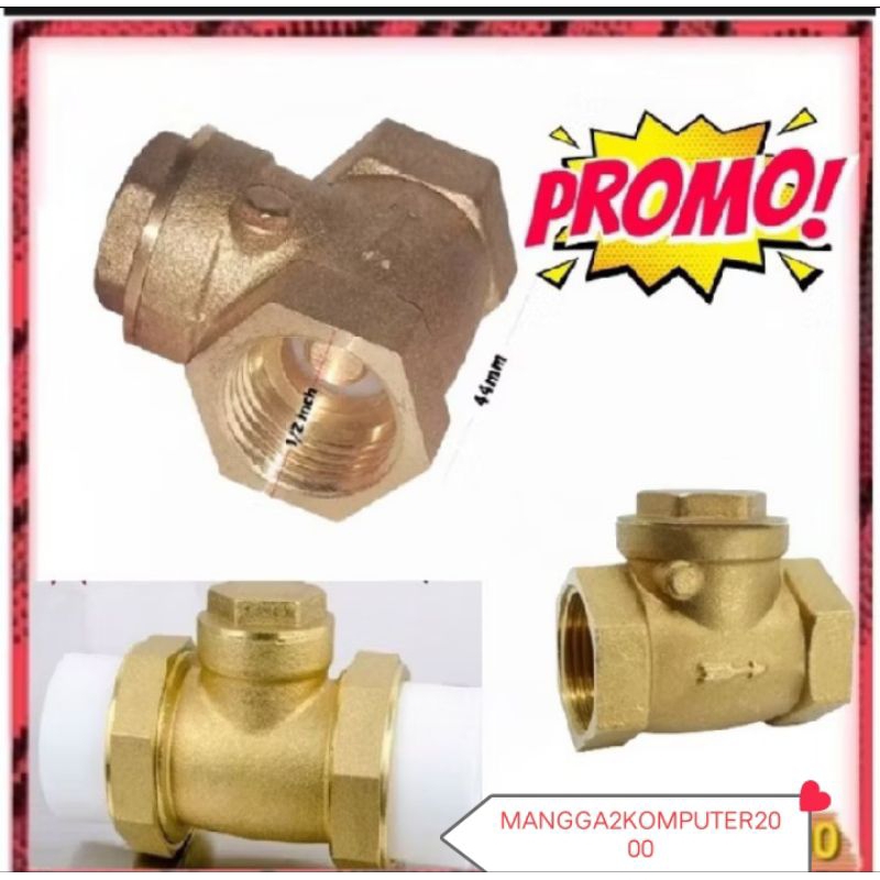 klep tabok 1/2 inch valve check DN-15