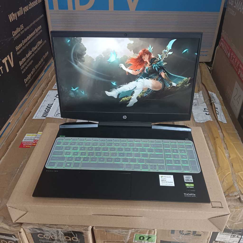 Laptop Gaming Hp Pavilion 15 - dk064TX, Intel Core I5 - 10300H, Gen 10Th, #RTX 2060 6Gb, Ram 8Gb / 5