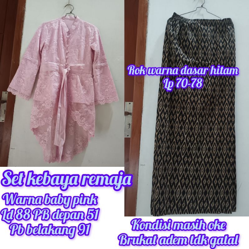 Kebaya brukat/Rok songket PL