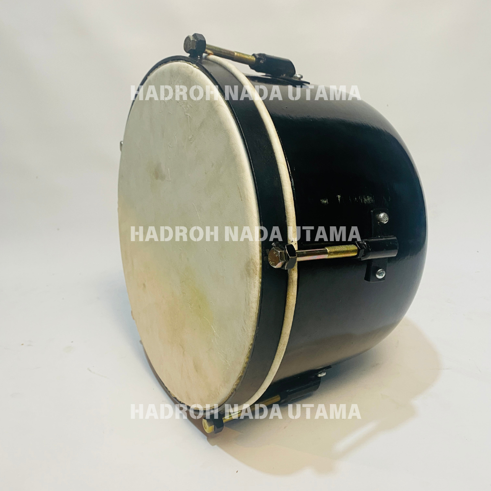 Bass  Hadroh  Mangkok Jepara Motif  Ukuran 14 inch 35cm Bass Rebana Qasidah Bas Mangkok Terbangan Ba