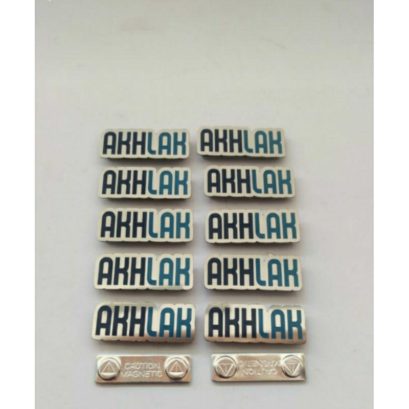 

nama dada akhlak/pin akhlak