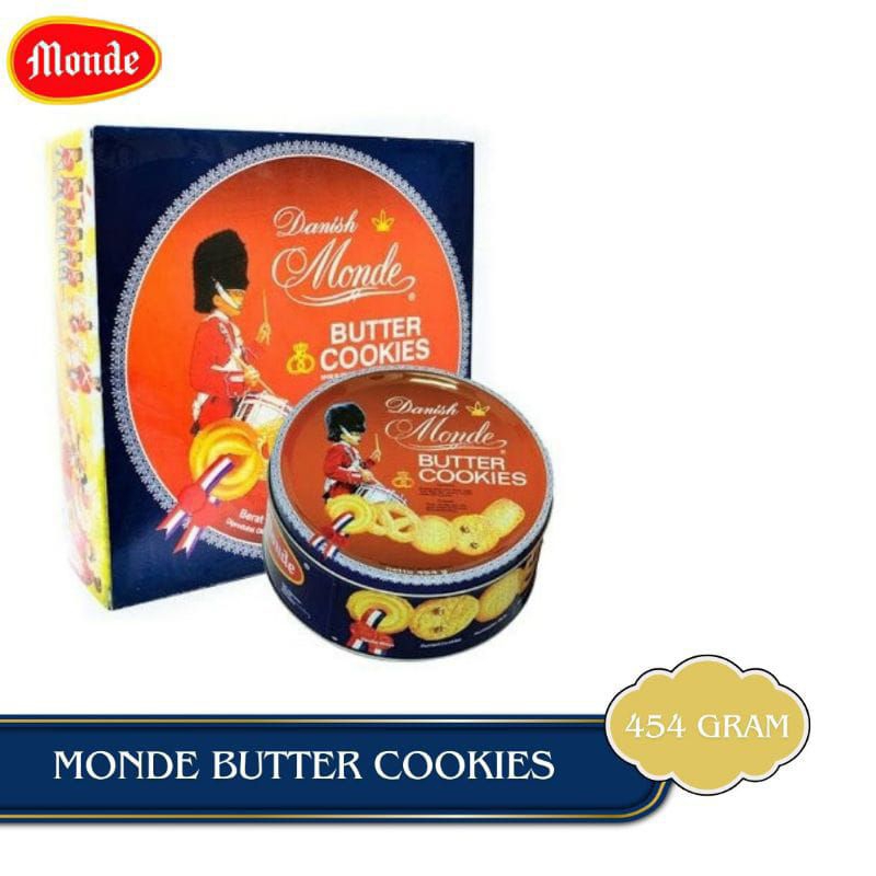 

MONDE BUTTER COOKIES KALENG 454gr