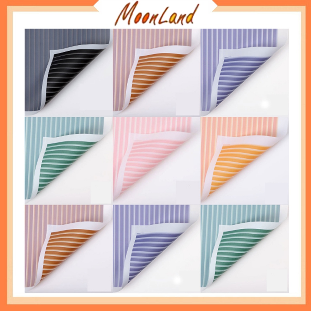 

Kertas Buket stripe garis garis Cellophane Flower Wrapping KB6002