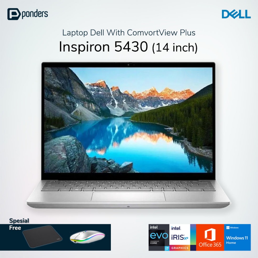 Laptop Dell Inspiron 5430 Plus (14 Inch Core i7 Gen13) With ComfortView Plus
