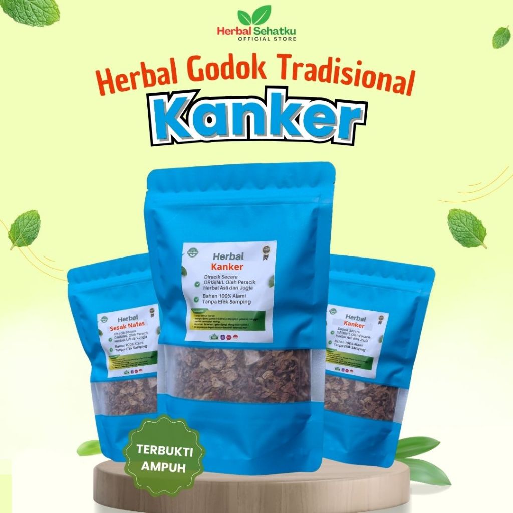 

HERBAL SEHATKU - Jamu Godok Kanker, Obat Herbal Antikanker (1kg isi 6bks)