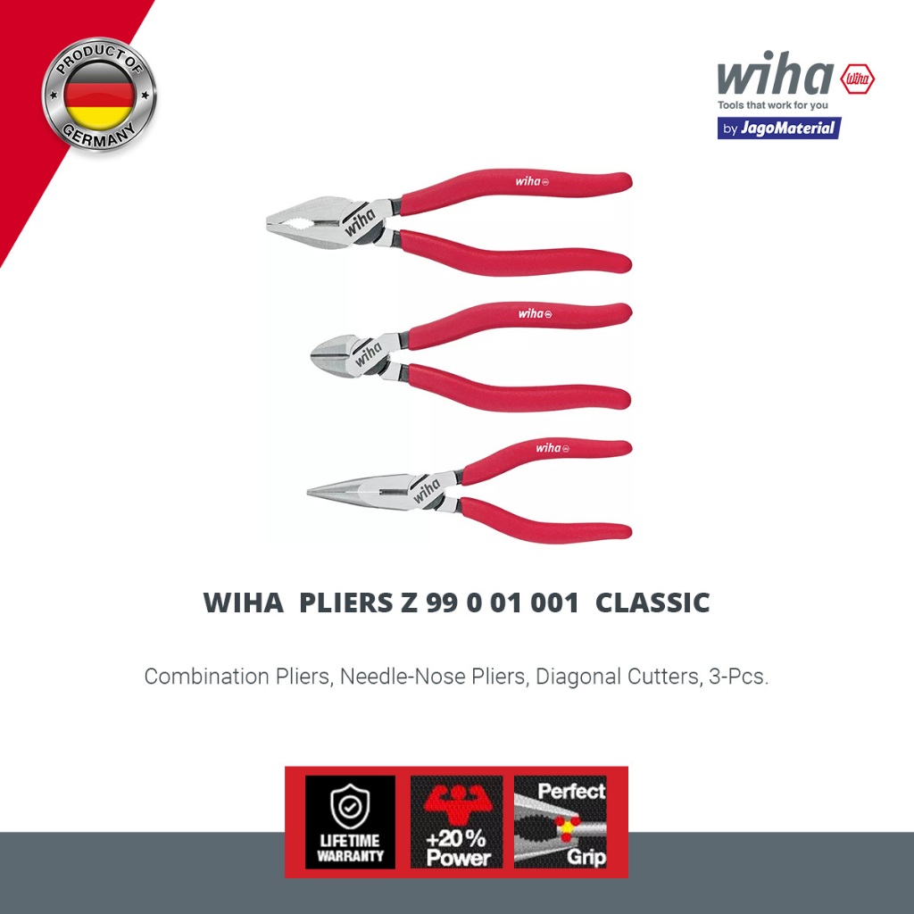 Wiha Pliers Z 99 0 01 001 Classic - Tang Set