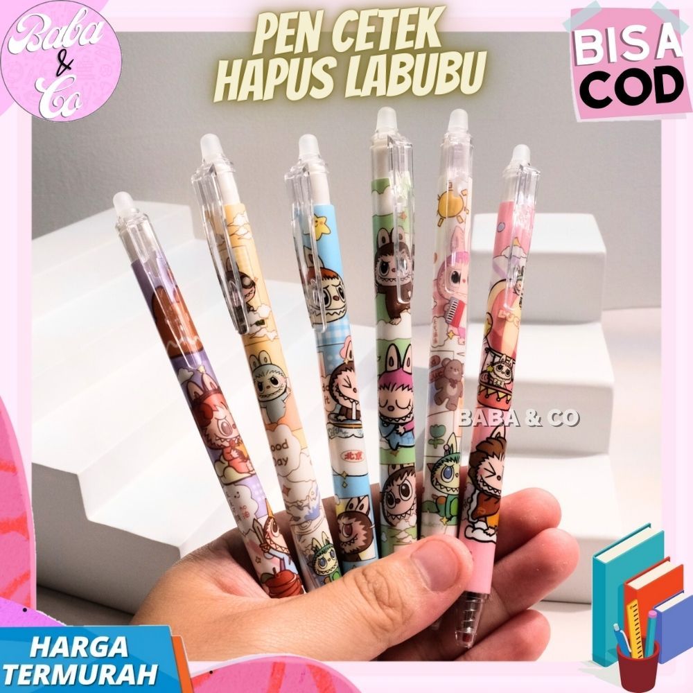 

PEN LABUBU HAPUS PULPEN CETEK LABUBU HAPUS LUCU UNIK PEN ERASEABLE MEKANIK LABUBU IMUT PEN CETEK LABU LABU LABUBU TERMURAH COD