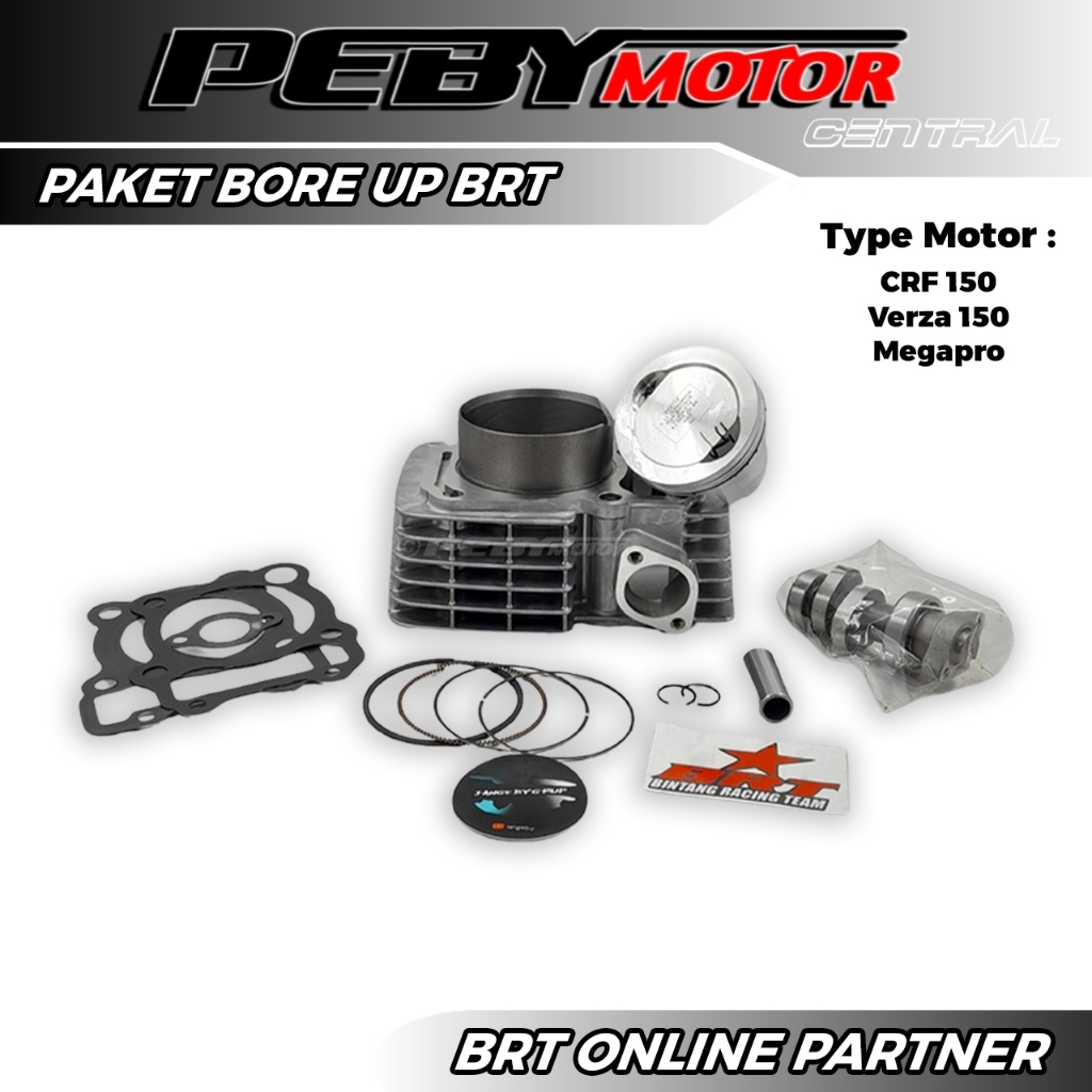 Paket Bore Up BRT New Megapro Verza 150 CRF 150