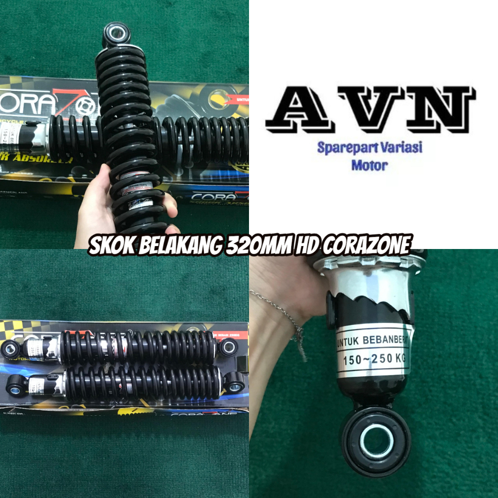 SKOK SHOCK SHOK BREAKER SHOCKBREAKER BELAKANG MUATAN 320MM/32CM BERAT 250KG CORAZONE