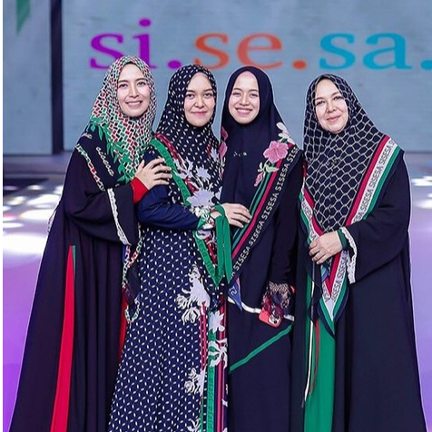 [SILMIKAFF] SISESA Khimar Rafailah Nurrazah Syari Hijab Jilbab Ready Si.Se.Sa Palestine Theme