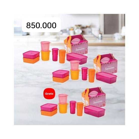 TUPPERWARE FLASH SALE - Samara Set (Sebanyak ini) HANYA 850k