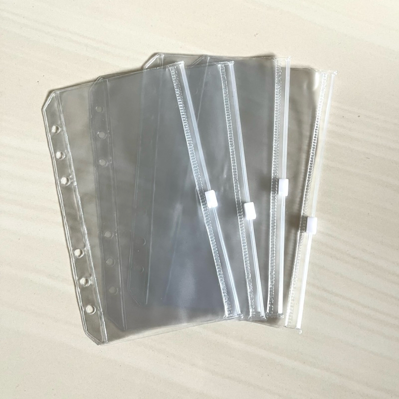 

Ziplock A6 / Zipper A6 / Isi Binder Pocket Kantong/Tempat Uang