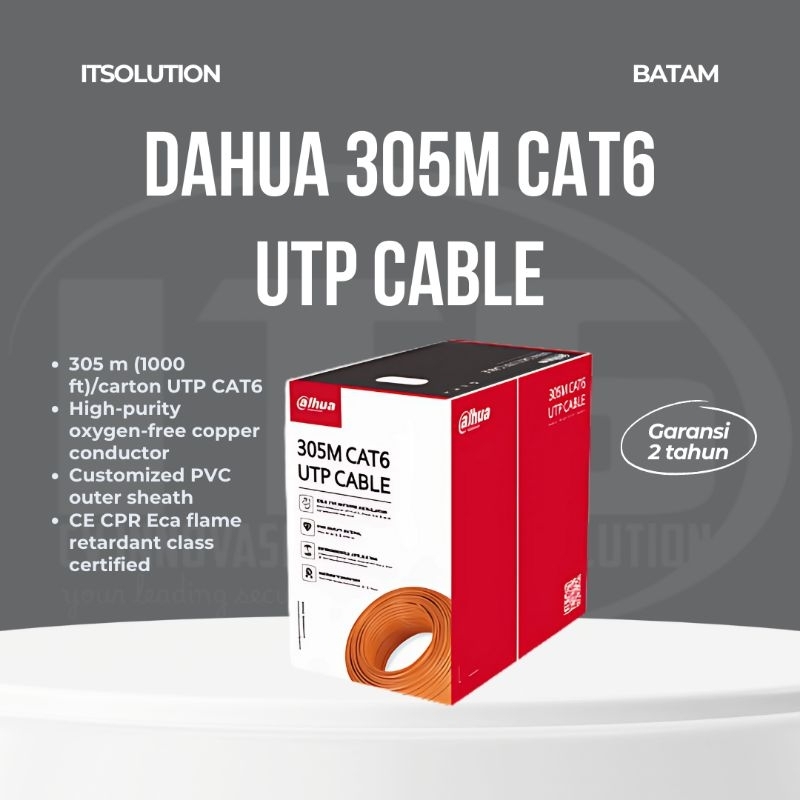 DAHUA 305M CAT6 UTP CABLE