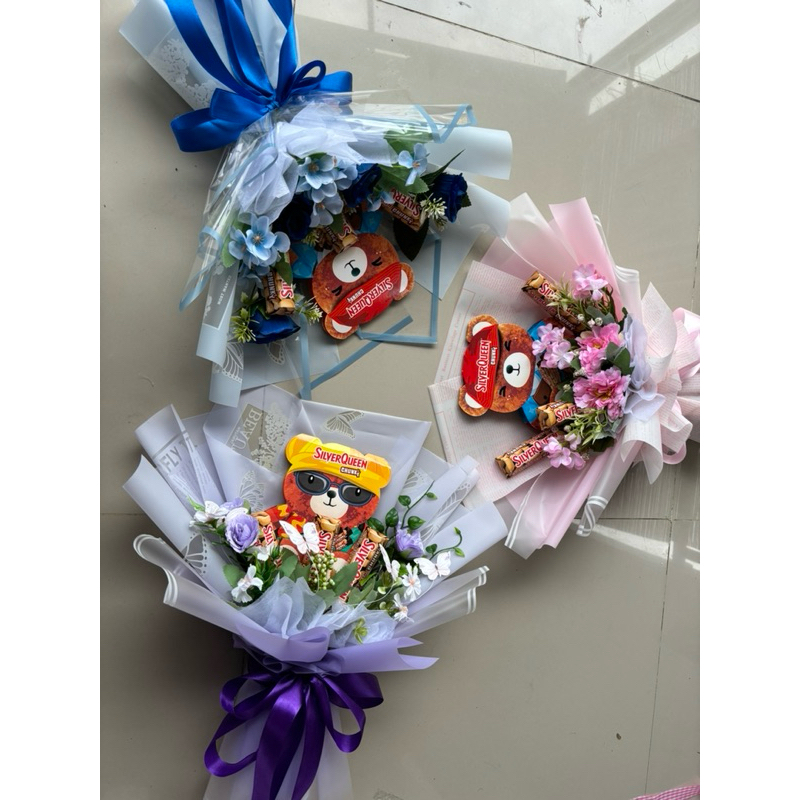 

Buket Coklat Silverqueen Beruang