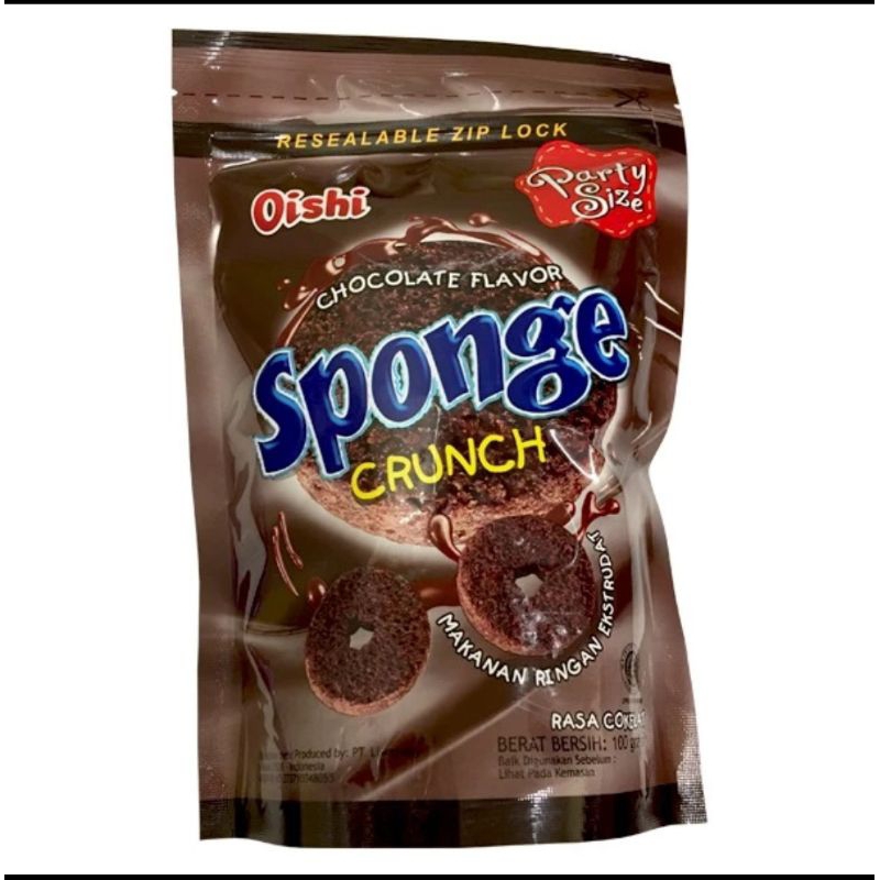 

Oishi Sponge Crunch Coklat 100 g