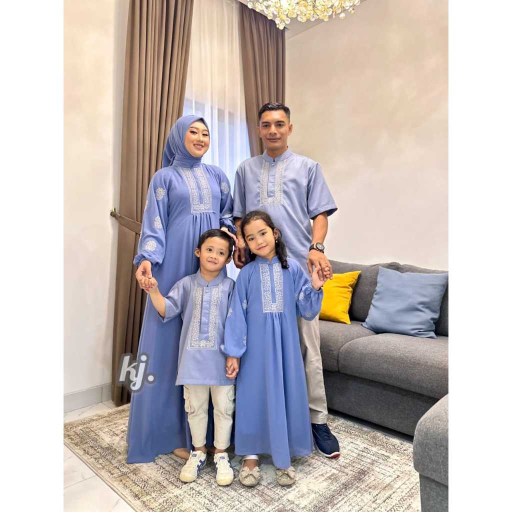 ARIANA COUPLE KELUARGA MATERIAL CERRUTY BABYDOLL KEMEJA TOYOBO