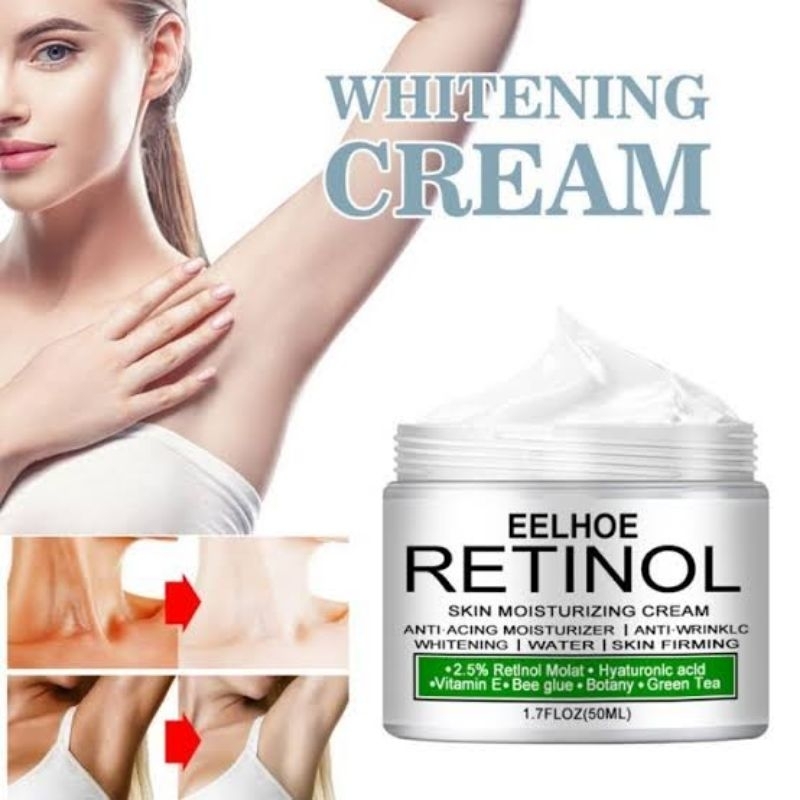 Krim Pencerah Lipatan - EELHOE Retinol Whitening Cream