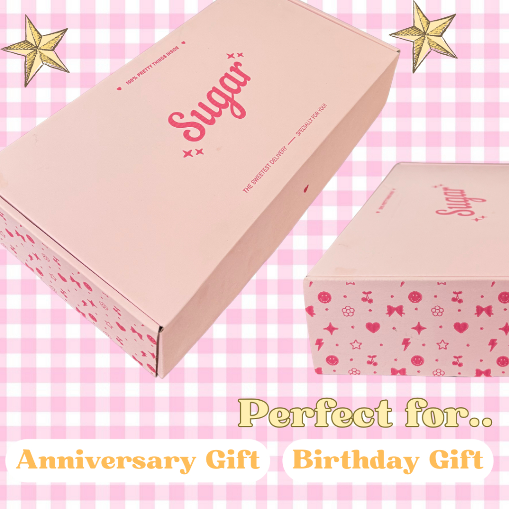 

SHEWEARSSUGAR Gift Box / Box Kado Lucu / Tipe Buku Pita / Hampers Ulang Tahun