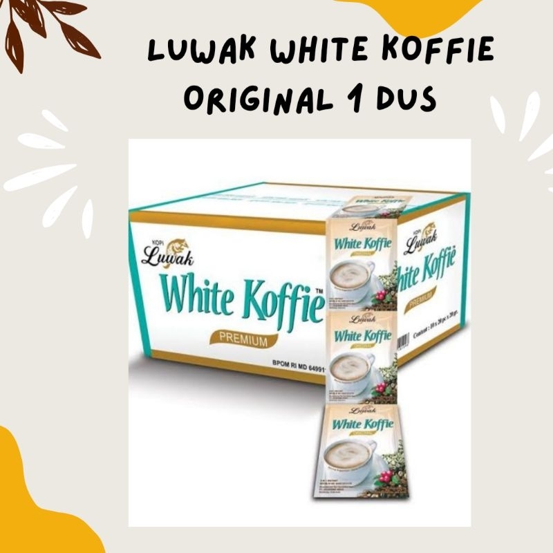 

Luwak White Koffie Original 1 Dus/Kardus/Karton Isi 12 Renceng